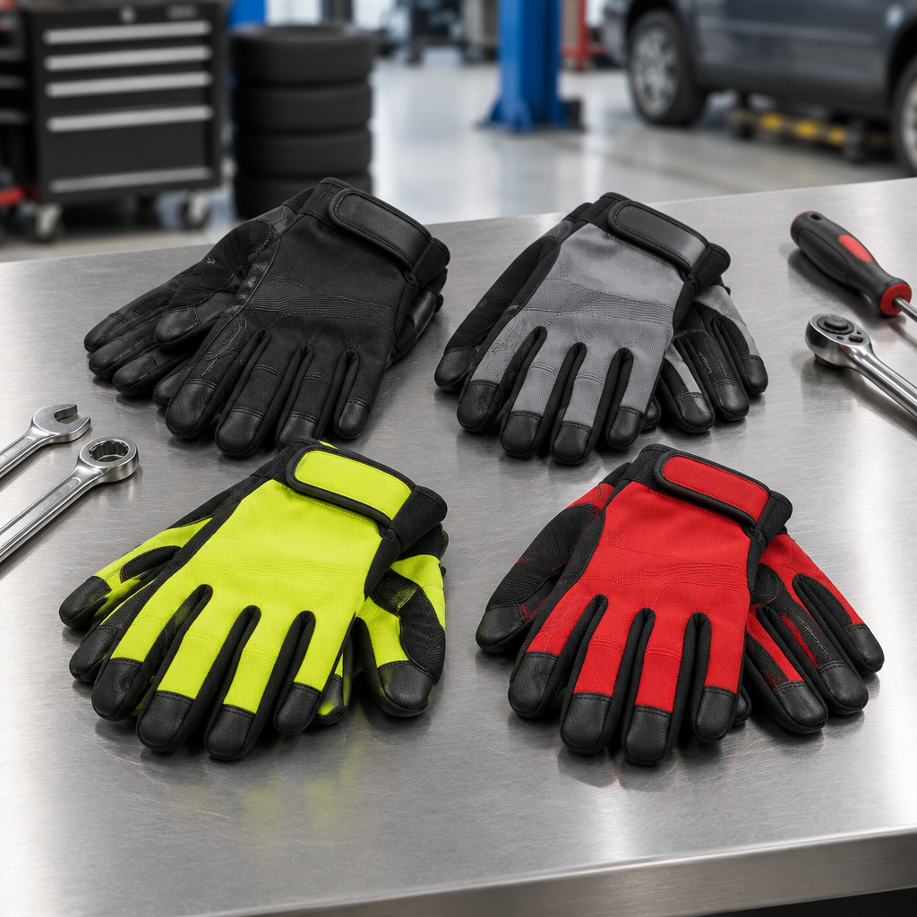Mechanic gloves for workshop use