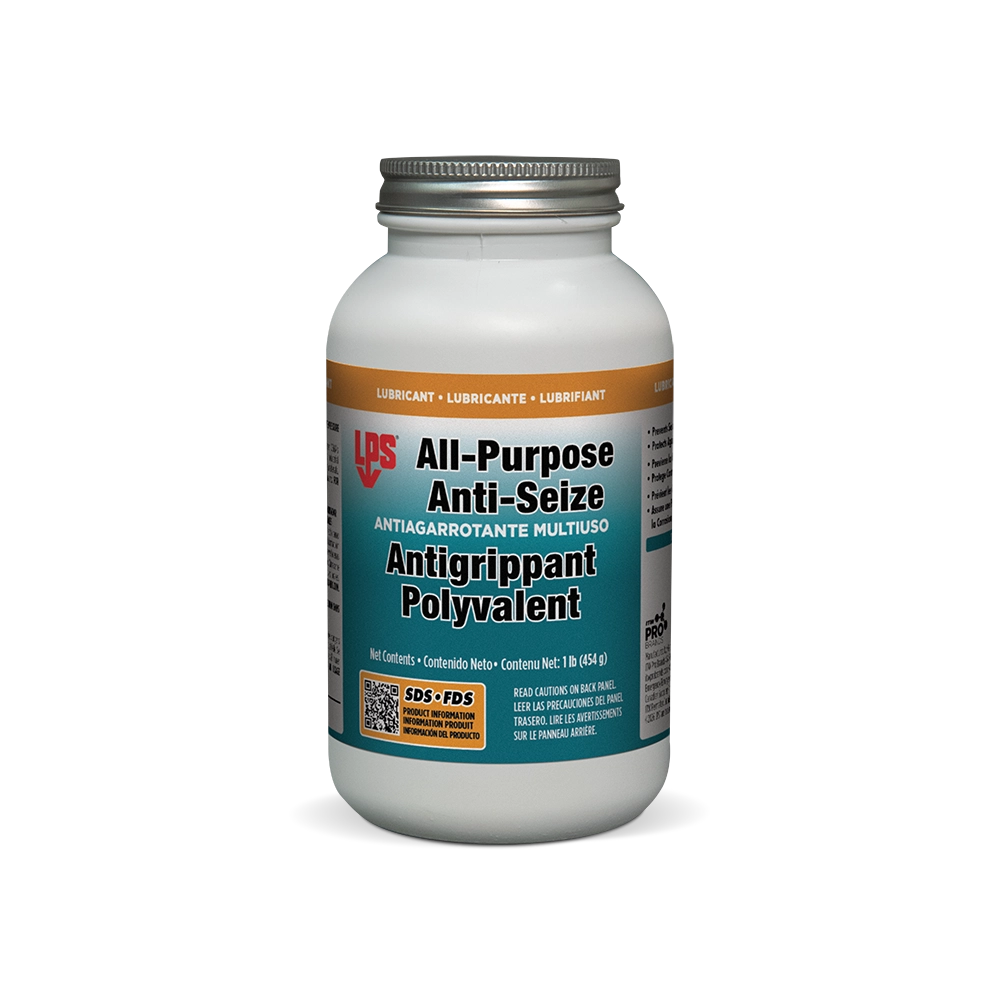 Antigrippant tout usage LPS, boîte de 454 g (1 lb) avec pinceau, jusqu'à 982 °C (1800 °F)