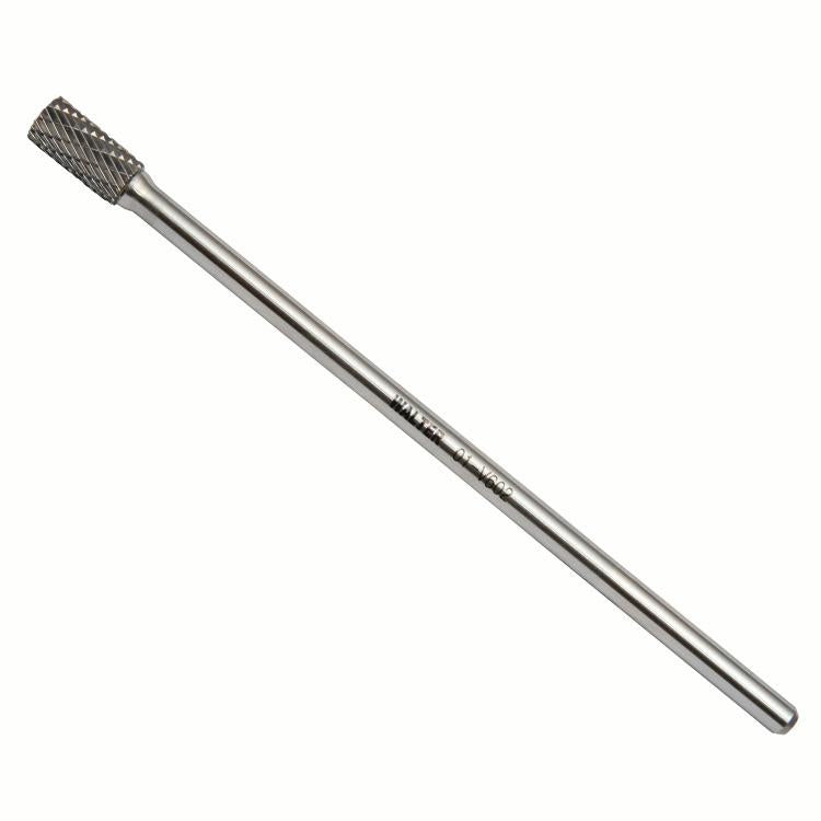 Fraise rotative en carbure Walter 01V602 SA-3L6, cylindrique, taille double, queue 1/4 po, longueur de queue 6 po