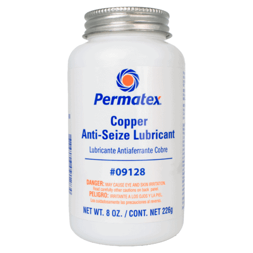 Lubrifiant antigrippant au cuivre Permatex, bouteille à pinceau de 226 g (8 oz)