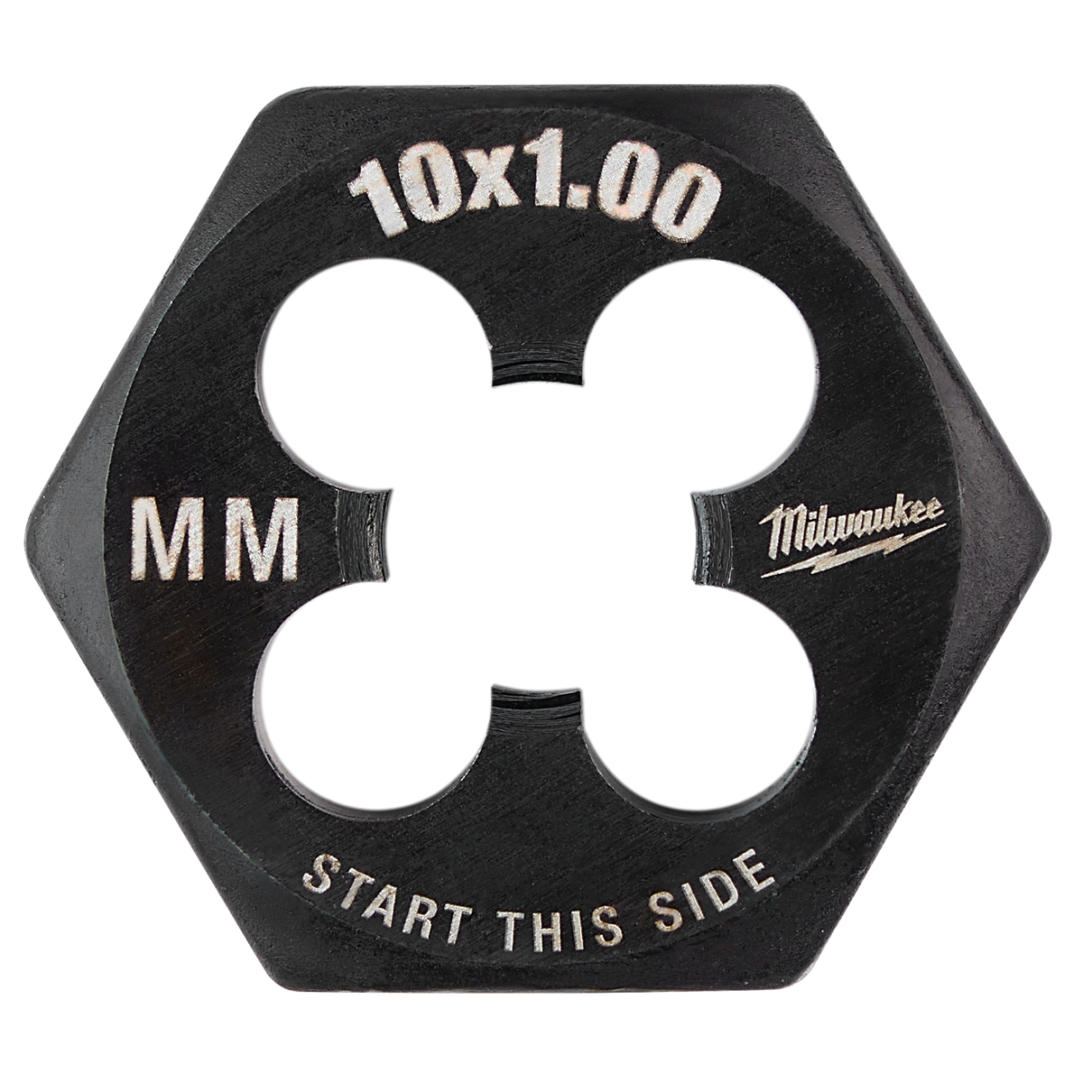 Filière hexagonale métrique Milwaukee 49-57-5354, M10 pas 1,00 mm, hexagone de 1 po