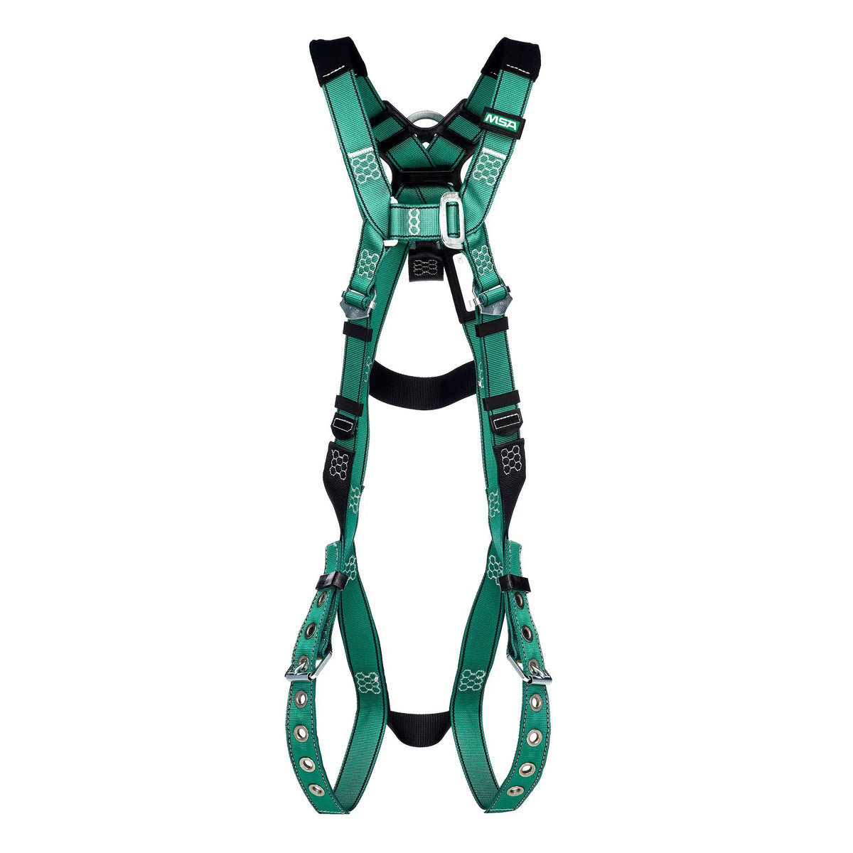 Harnais complet MSA 10197379, taille standard, dos, vert