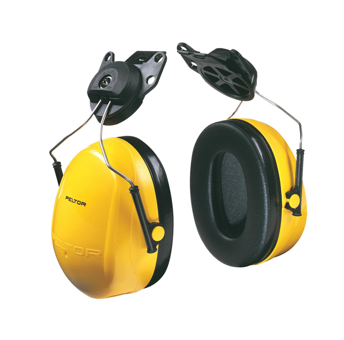 Coquilles antibruit 3M H9P3E pour casque de chantier, jaune et noir, 1 pièce