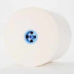 Essuie-mains en rouleau rigide Kleenex 25637, blanc, 7,5 po x 700 pi, noyau bleu, 6 rouleaux