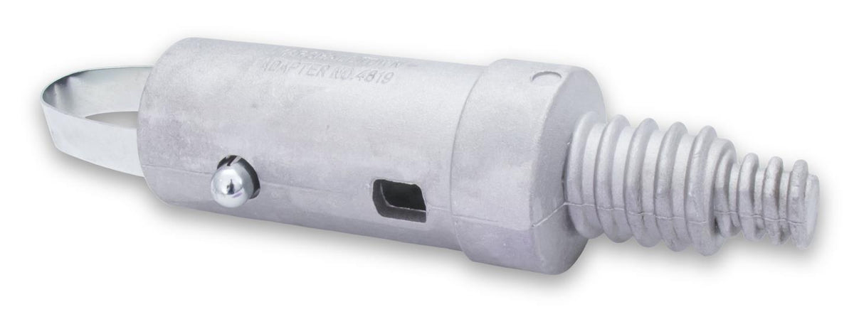 Adaptateur de manche à bouton-poussoir Marshalltown 4819, extrémité à filetage mâle, pour manches de 1-3/8 et 1-3/4 po