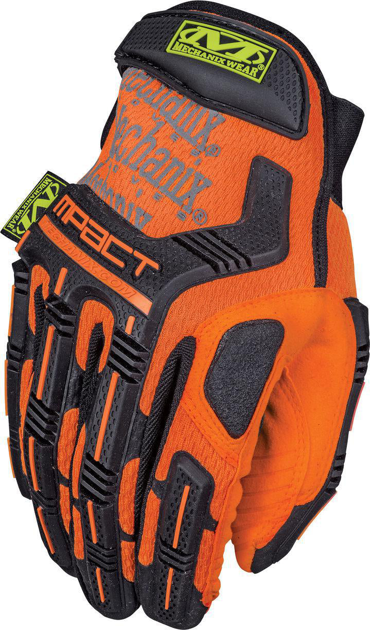 Gants antichocs haute visibilité Mechanix Wear M-Pact SMP-C91, jaune fluo, coupure ANSI A5