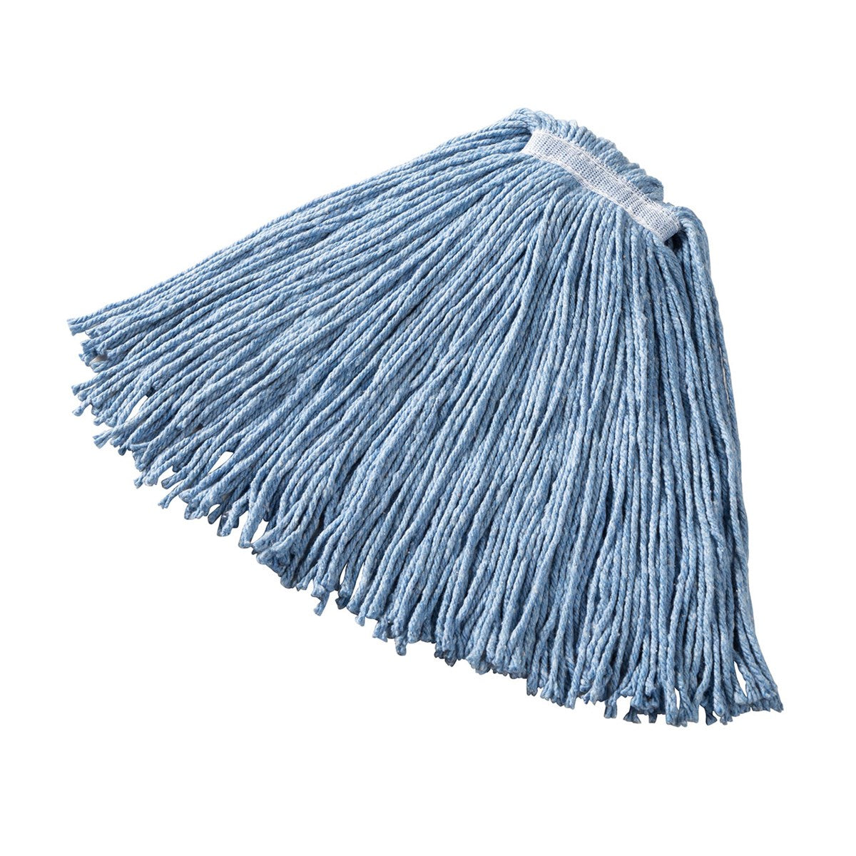 Tête de vadrouille à bandes coupées Rubbermaid F516, 16 oz, bande de 1 po, bleue, 1 pièce
