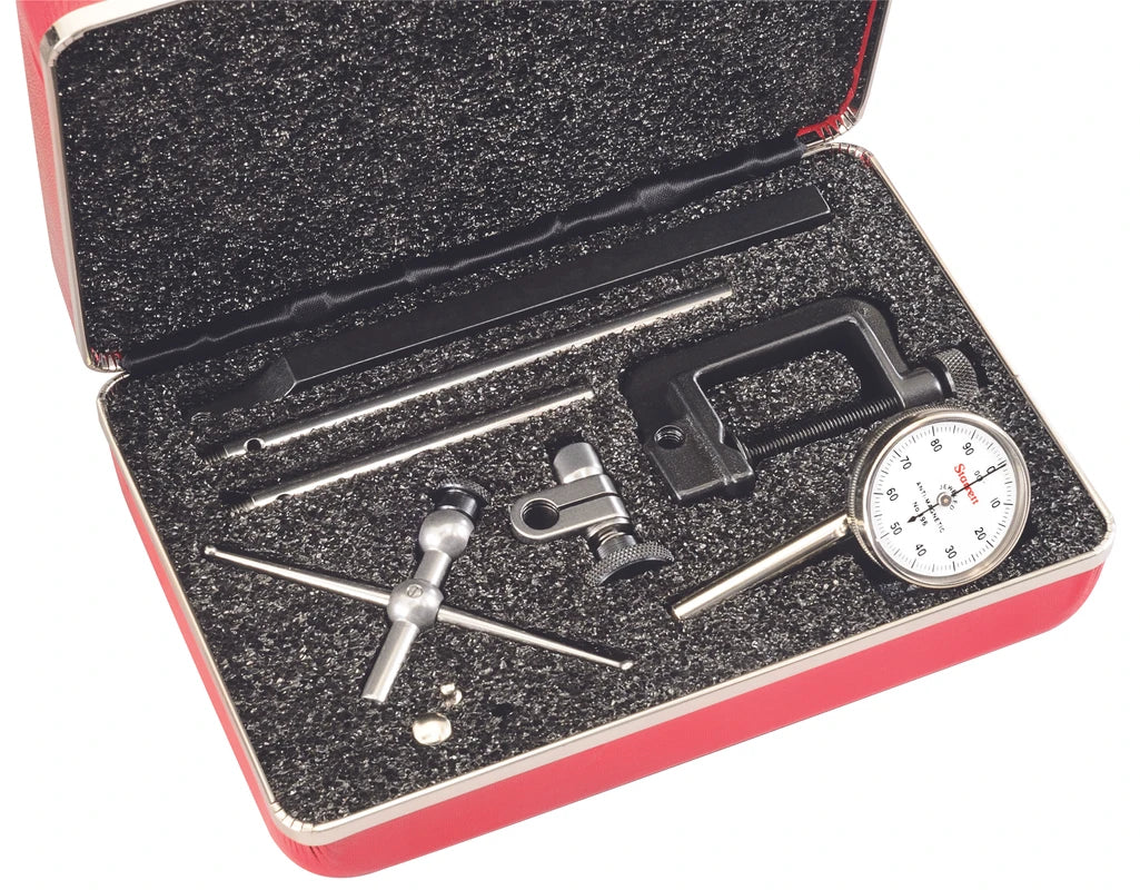 Comparateur à cadran à piston arrière Starrett 196A6Z, ensemble, plage .200 po