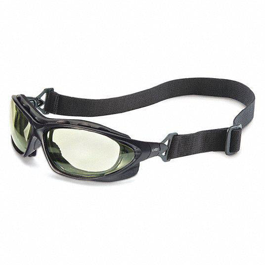 Lunettes de sécurité Uvex S0609HS à monture complète avec mousse, lentille Low-IR, monture noire