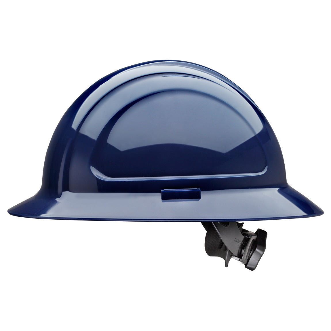 Casque de chantier à large bord Honeywell N20R080000, à cliquet, Bleu marine