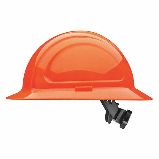 Casque de chantier Honeywell N20R460000, bord complet, à cliquet, orange haute visibilité