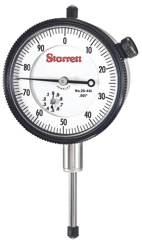 Comparateur à cadran Starrett 25-441J, plage de 1 po