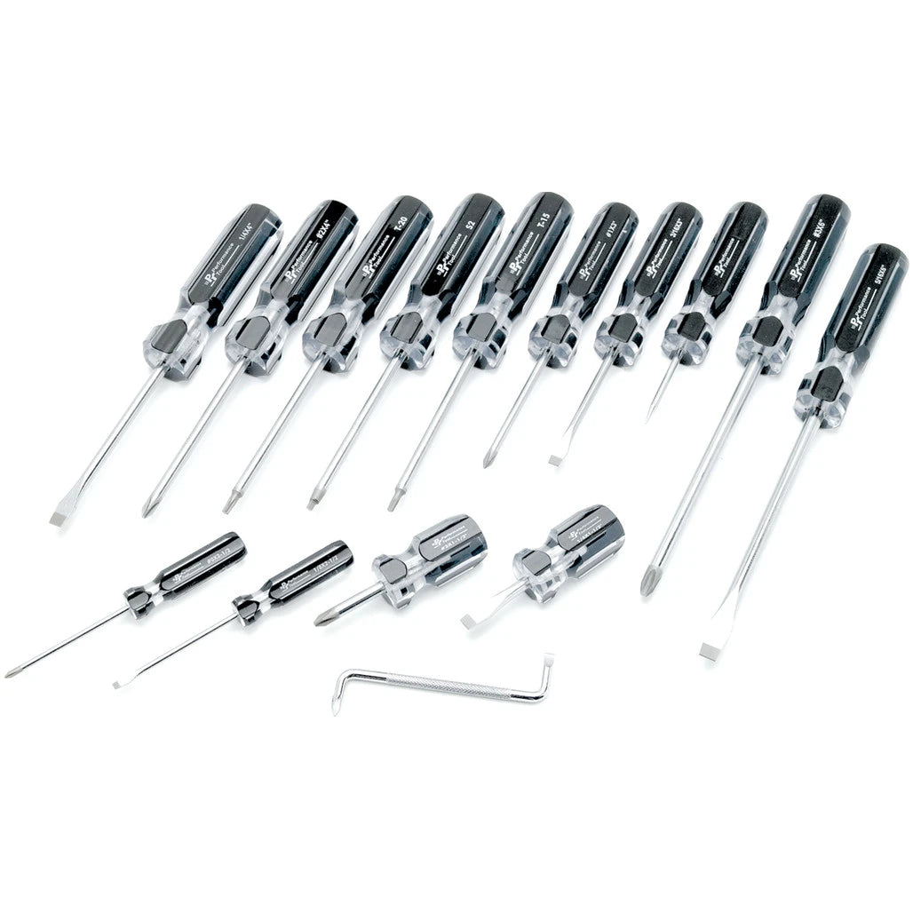 Jeu de 15 tournevis Performance Tool W80015