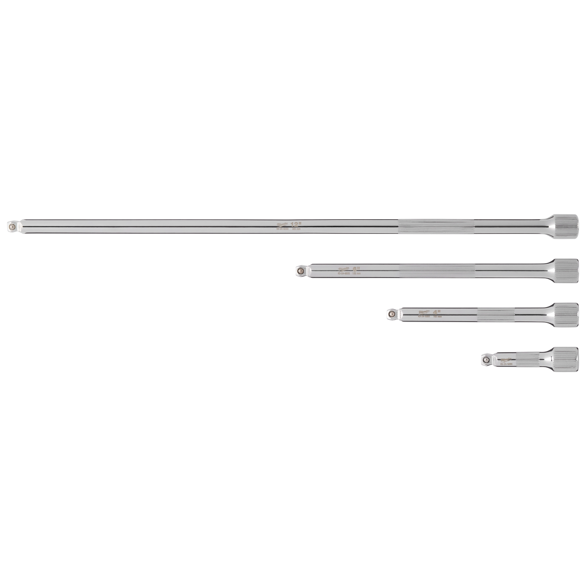 Jeu de 4 rallonges articulées 1/4 po Milwaukee 48-22-9350
