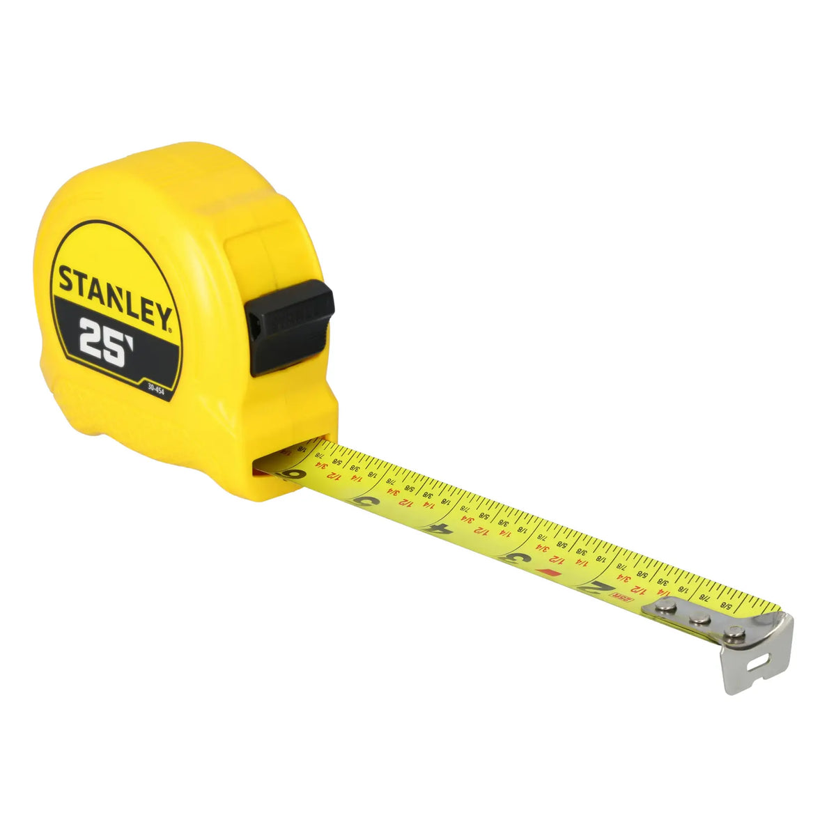 Ruban à mesurer de 25 pi à lecture fractionnaire (fractional read), Stanley 30-454