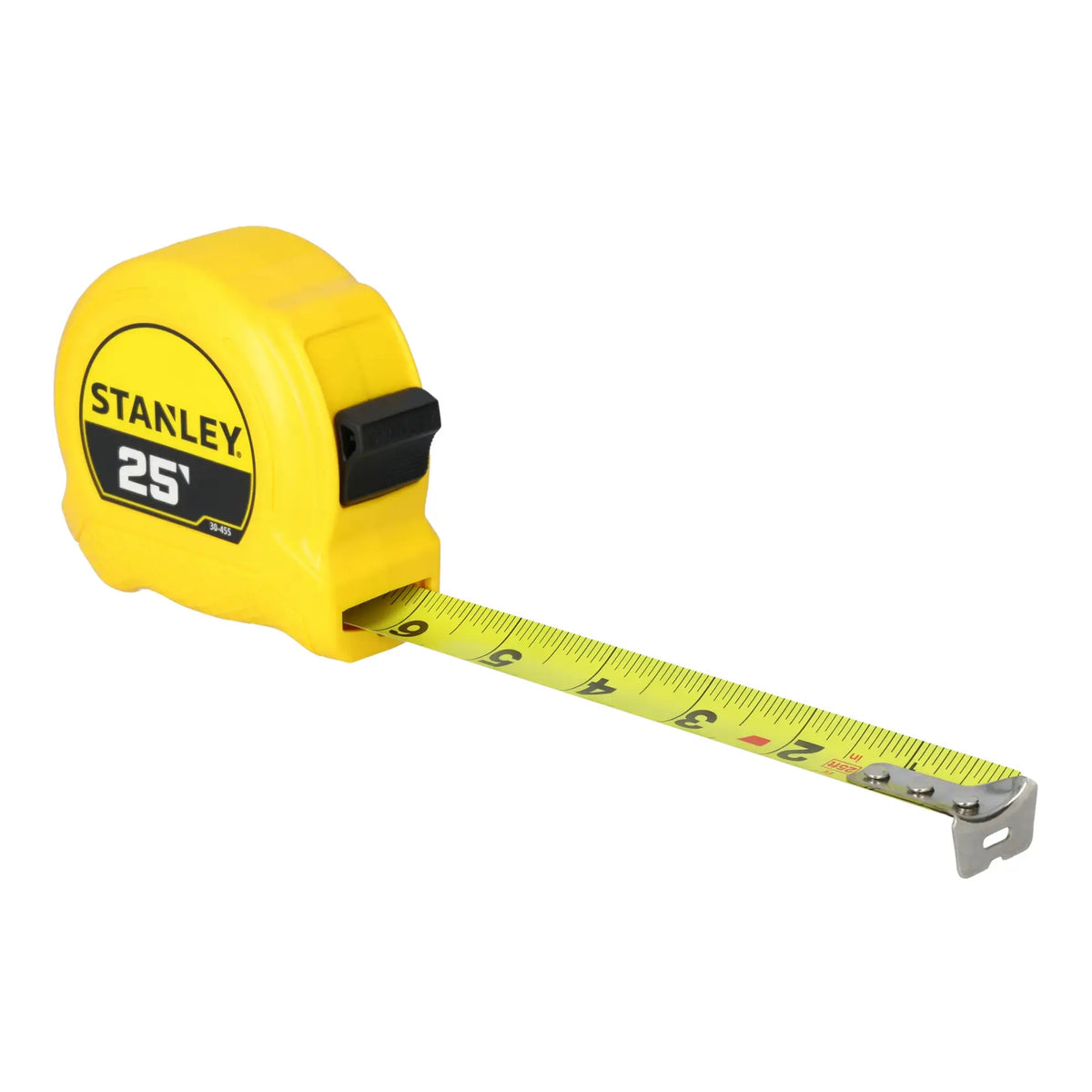 Ruban à mesurer de 25 pi, lame en acier à revêtement polymère, Stanley 30-455