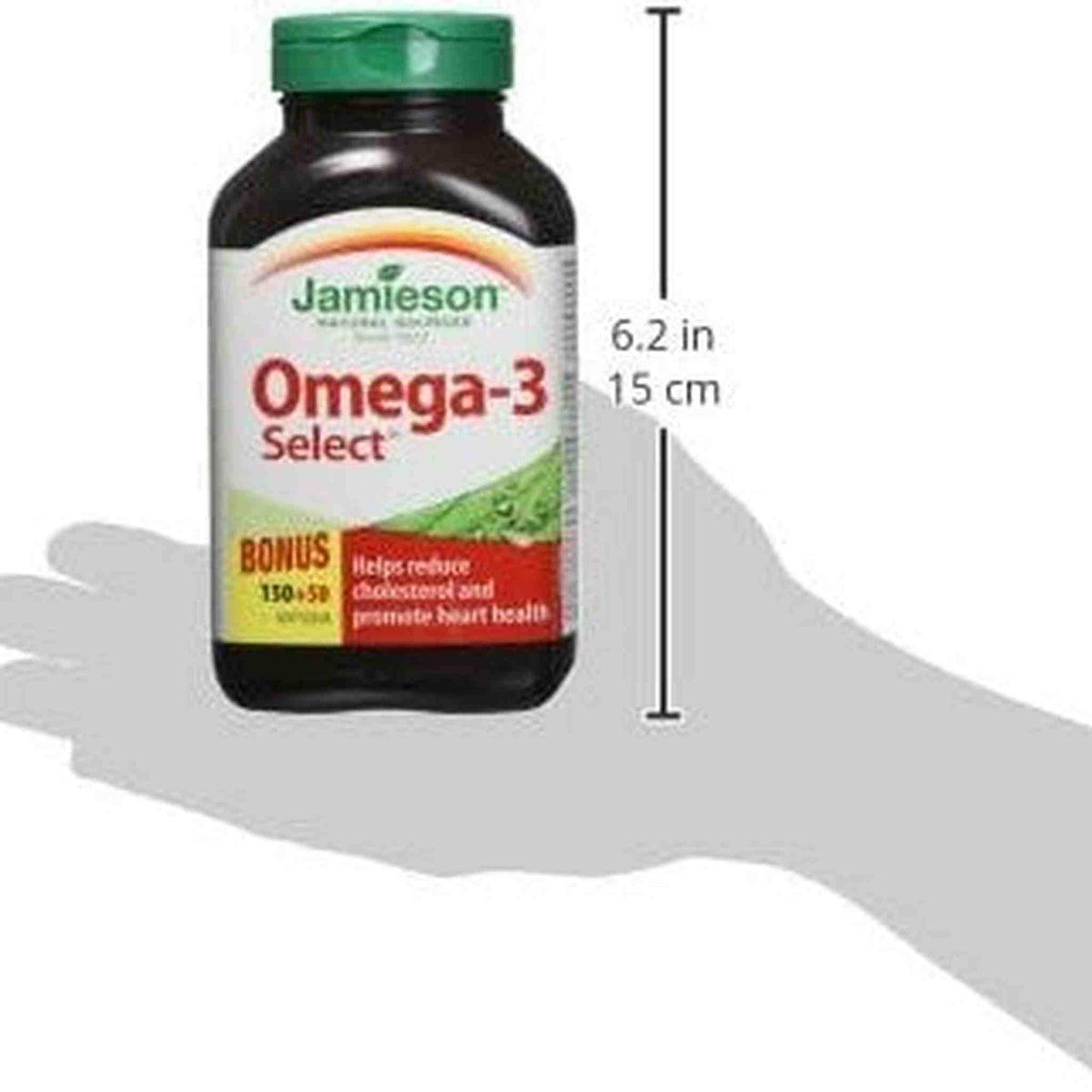 Jamieson Omega-3 Select 1000mg – EPA 300mg & DHA 200mg – 200 Gélules