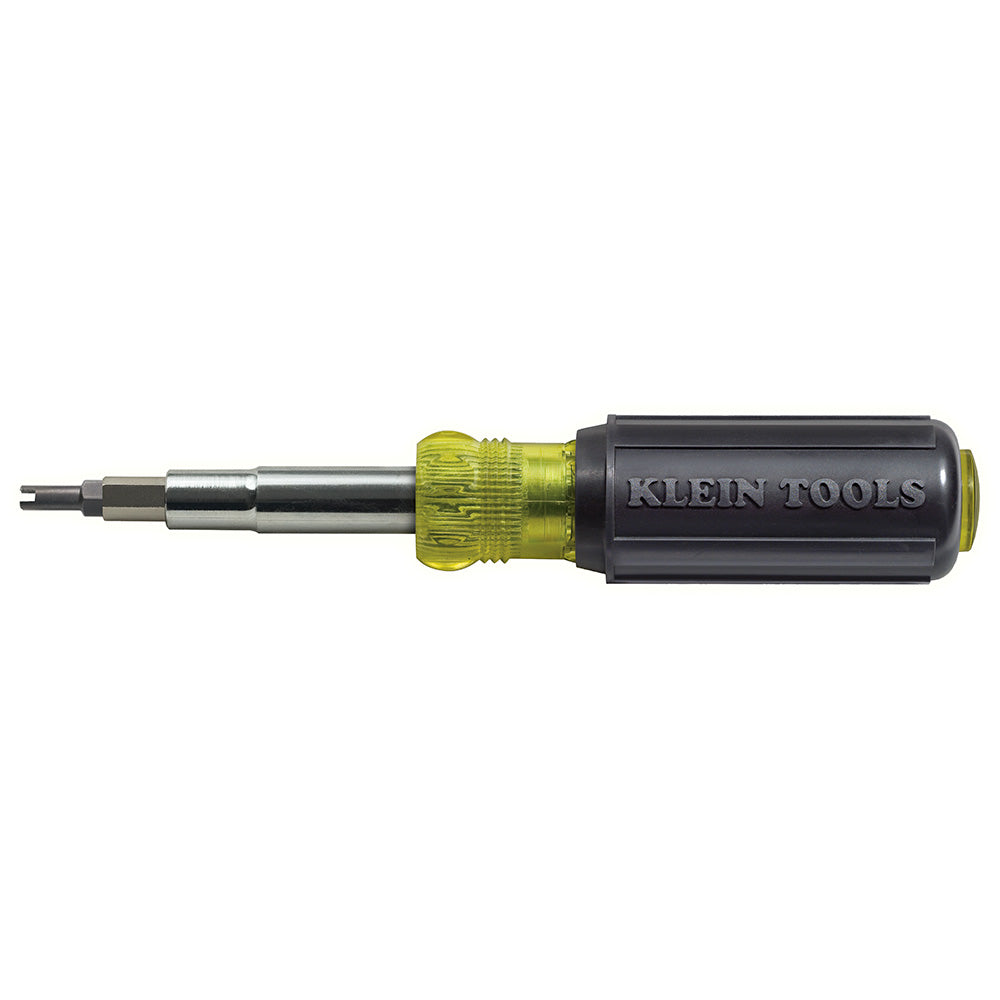 Tournevis / tourne-écrou multi-embouts 11-en-1 Klein Tools 32527 avec embouts pour valves Schrader