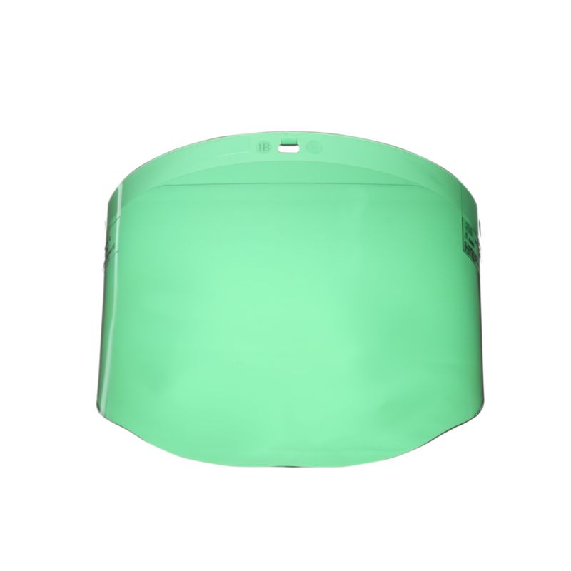 Écran facial 3M 82702 en polycarbonate vert foncé, moulé, 1 pièce