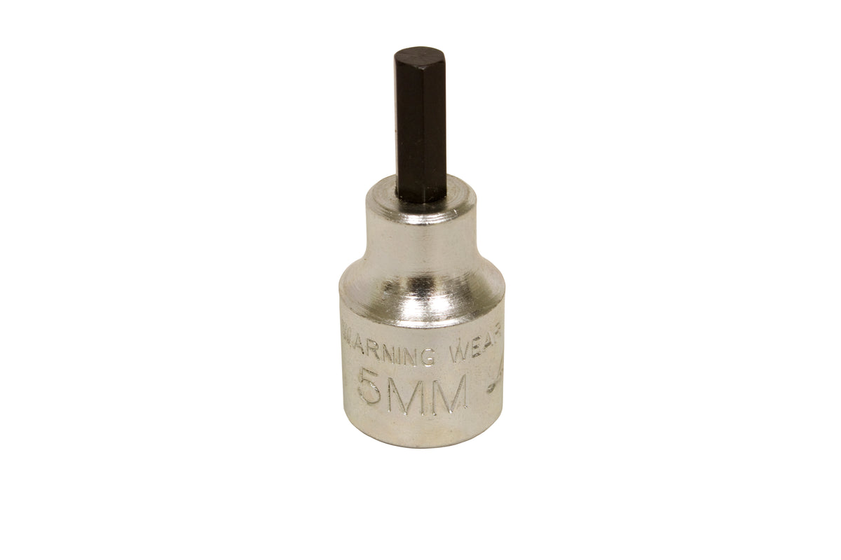 Douille à embout hexagonal Lisle 33880, 5 mm, entraînement 3/8 po