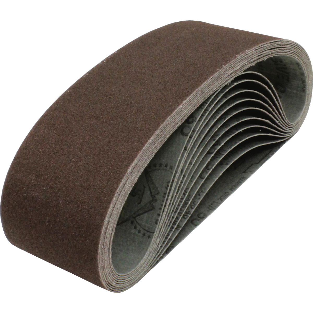 Bandes abrasives Makita 742312-8F, 3 po x 24 po, grain 150, paquet de 10