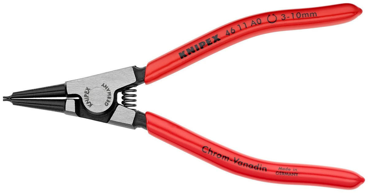 Pince à circlips extérieurs Knipex 46 11 A0, 5-1/2 po, pointes forgées