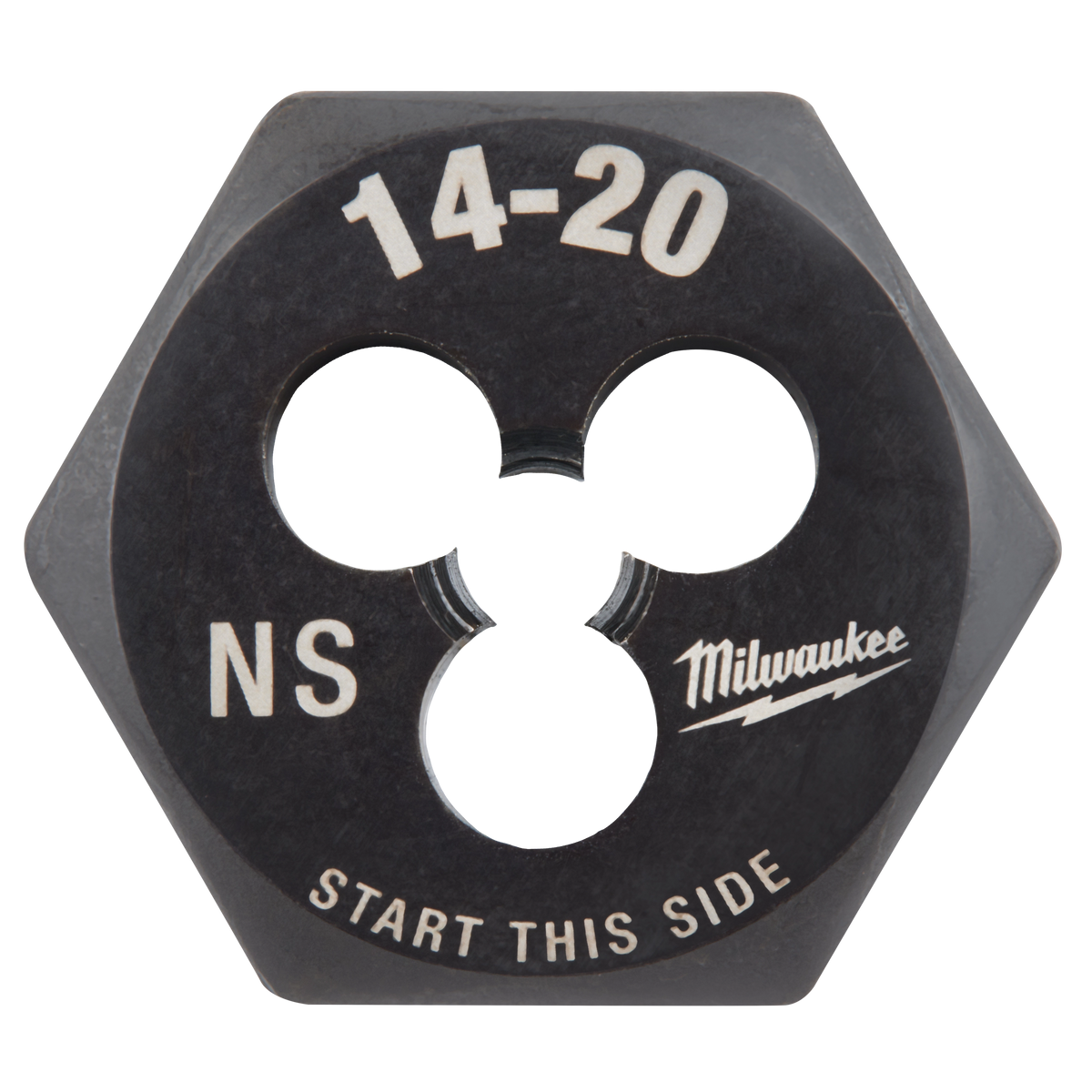 Filière hexagonale Milwaukee 49-57-5333, 14-20 NS, hexagone 1 po