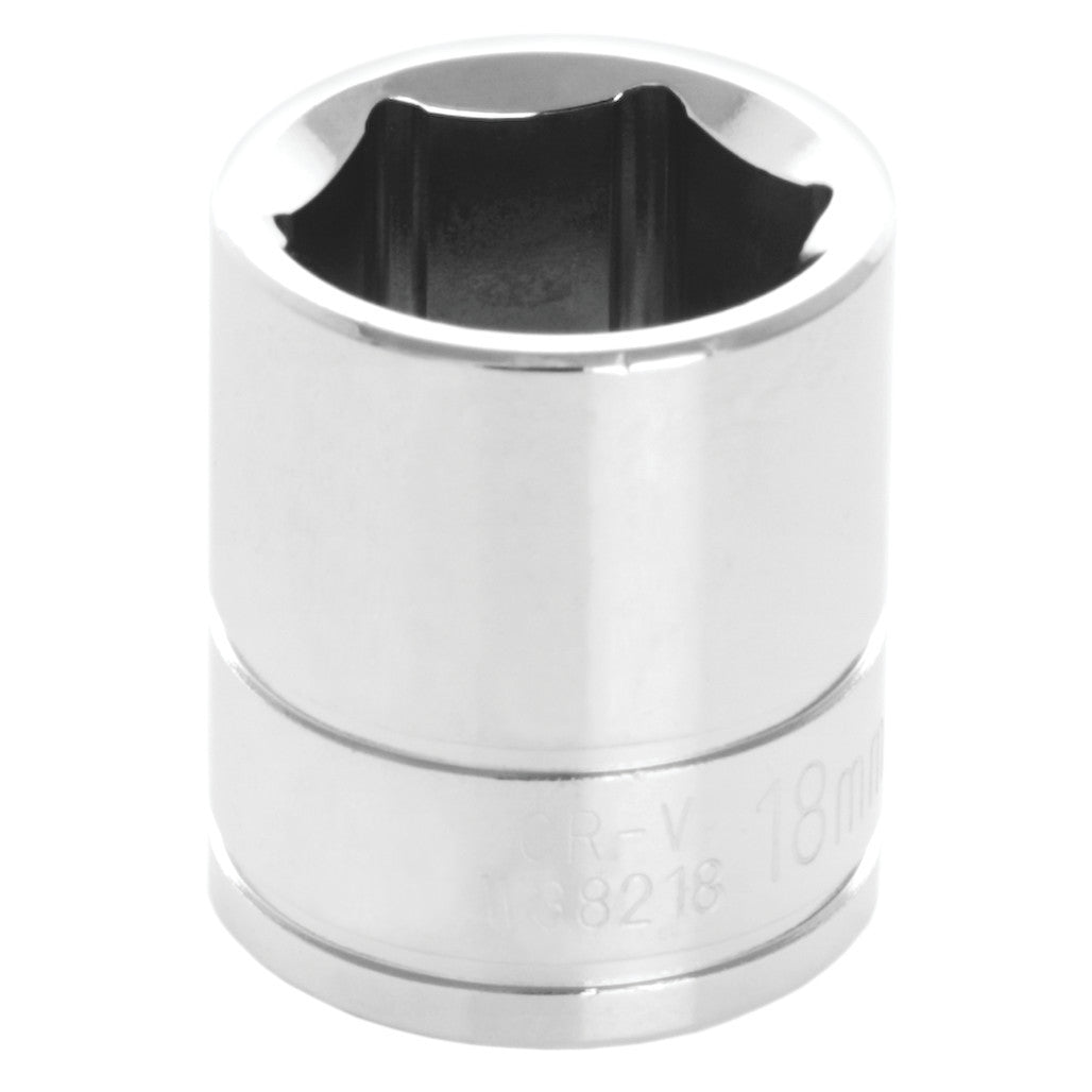 Douille Performance Tool W38218, 6 pans, 18 mm, carré 3/8 po