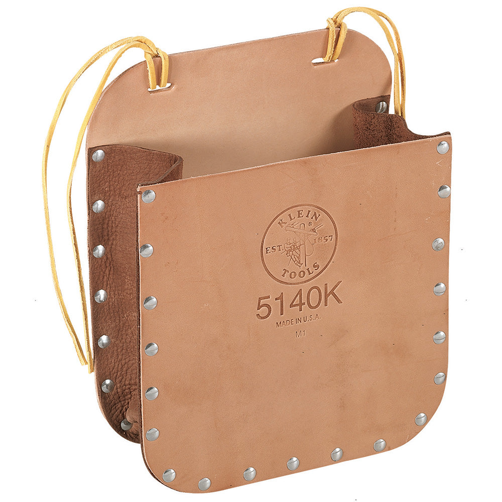 Sac à outils en cuir à sangle Klein Tools 5140K, 9 x 7 x 3,25 po