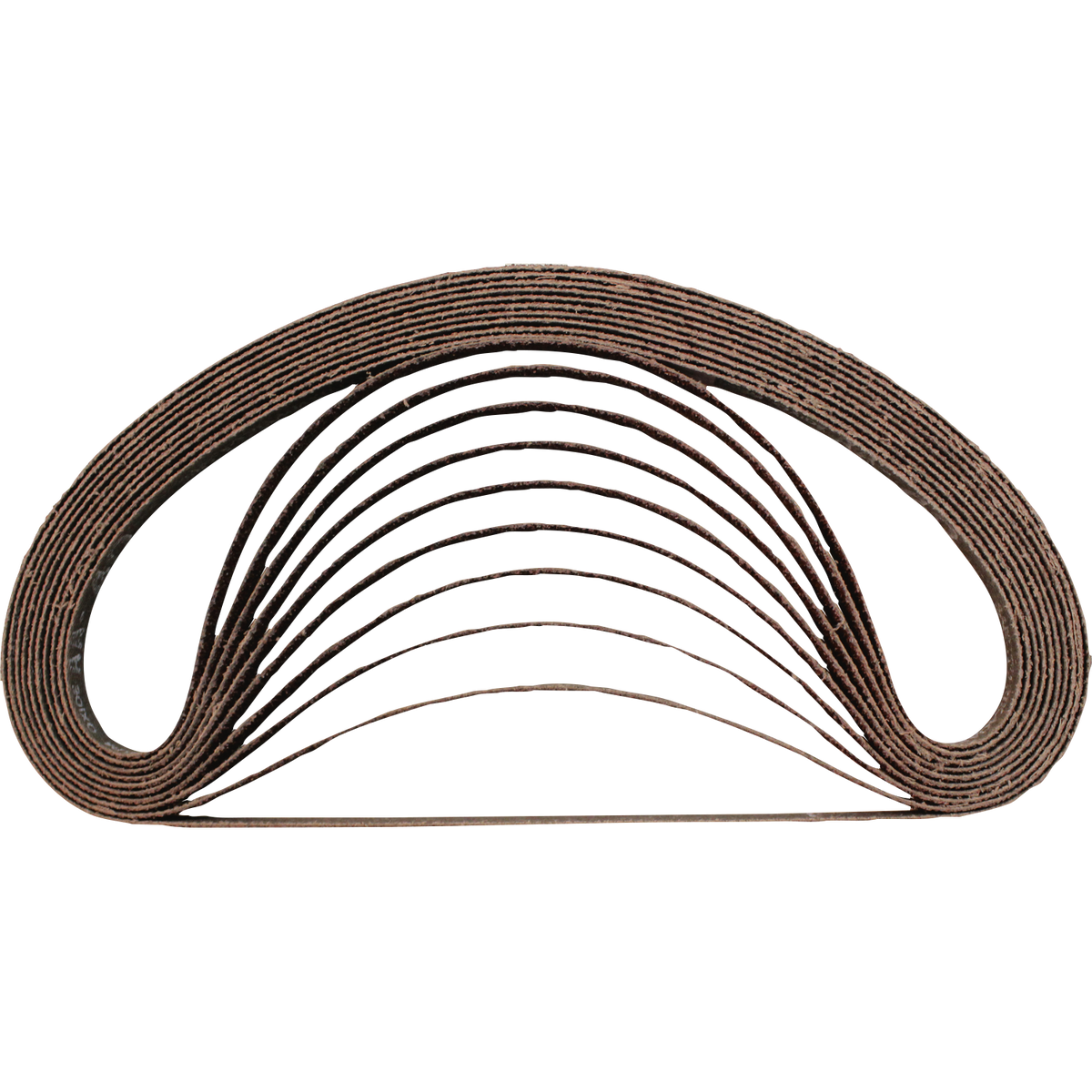 Bandes abrasives Makita A-34447, 3/8 po x 21 po, grain 40, paquet de 10