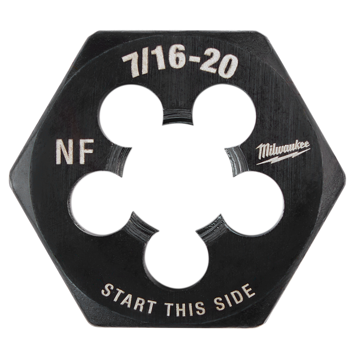 Filière hexagonale Milwaukee 49-57-5357, 7/16-20 NF, hexagone 1 po