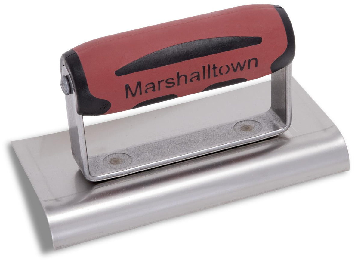 Bordureuse à main Marshalltown 136SSD, bouts arrondis, 6 x 3 po, acier inoxydable