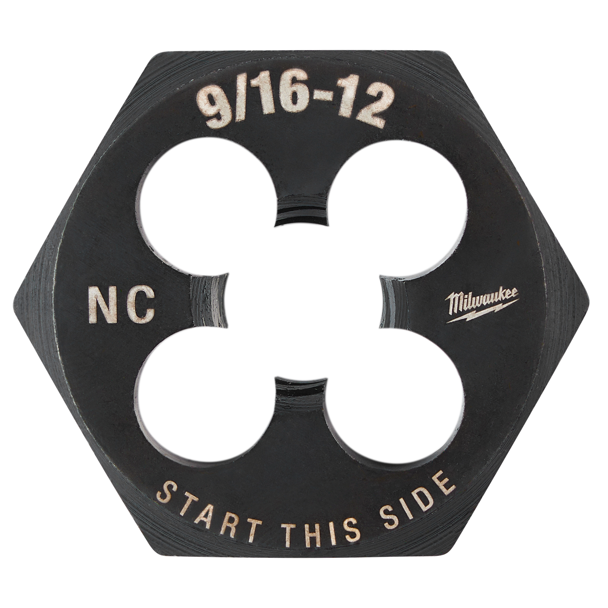 Filière hexagonale Milwaukee 49-57-5365, 9/16-12 NC, hexagone 1-7/16 po