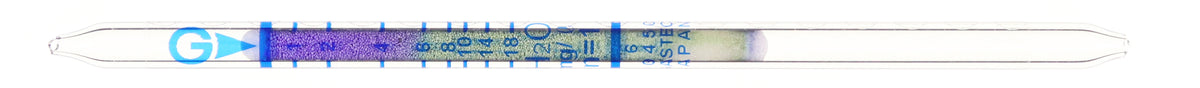 Tube détecteur vapeur d'eau Gastec n° 6, 0,5–32 mg/L, boîte de 10