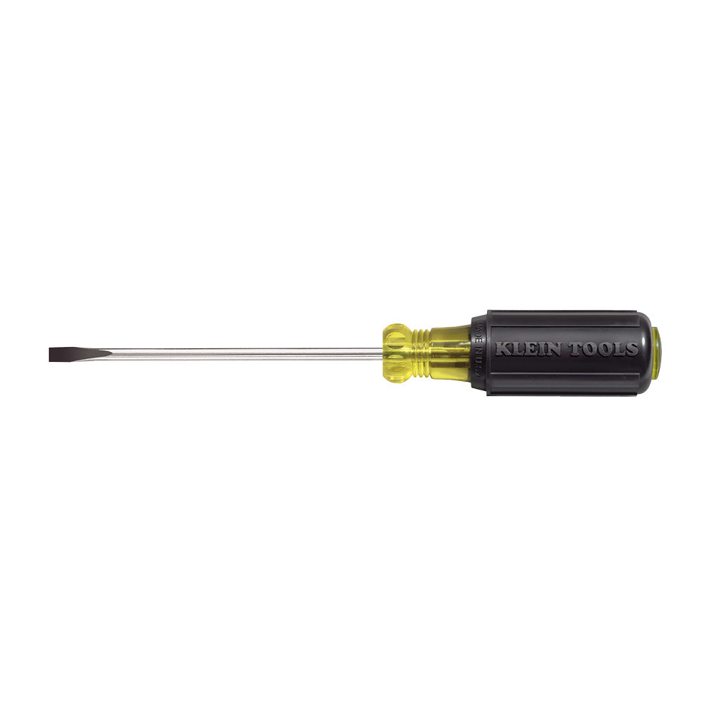 Tournevis à pointe cabinet Klein Tools 601-4, 3/16 po, tige ronde de 4 po