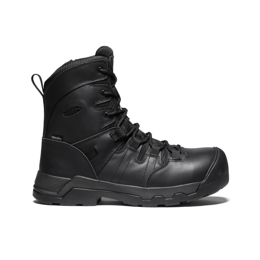 Botte de travail étanche Keen 1022107, 8 po, fermeture latérale, embout en carbone