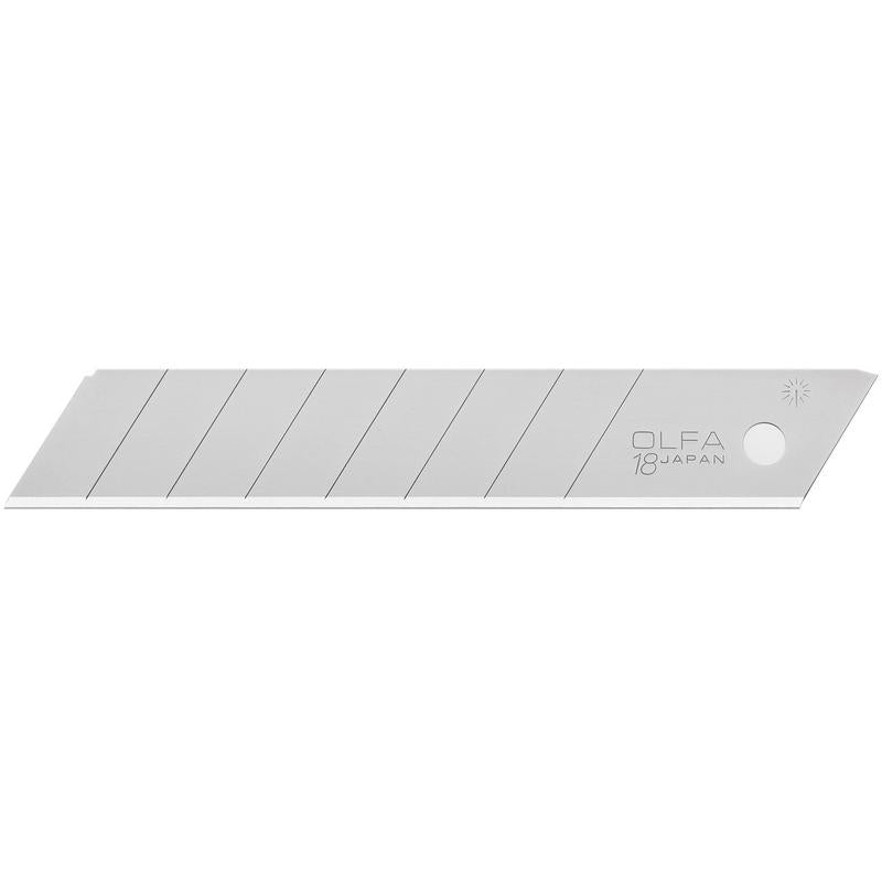 Lames à cassure argentées Olfa LB-50B, 18 mm, paquet de 50