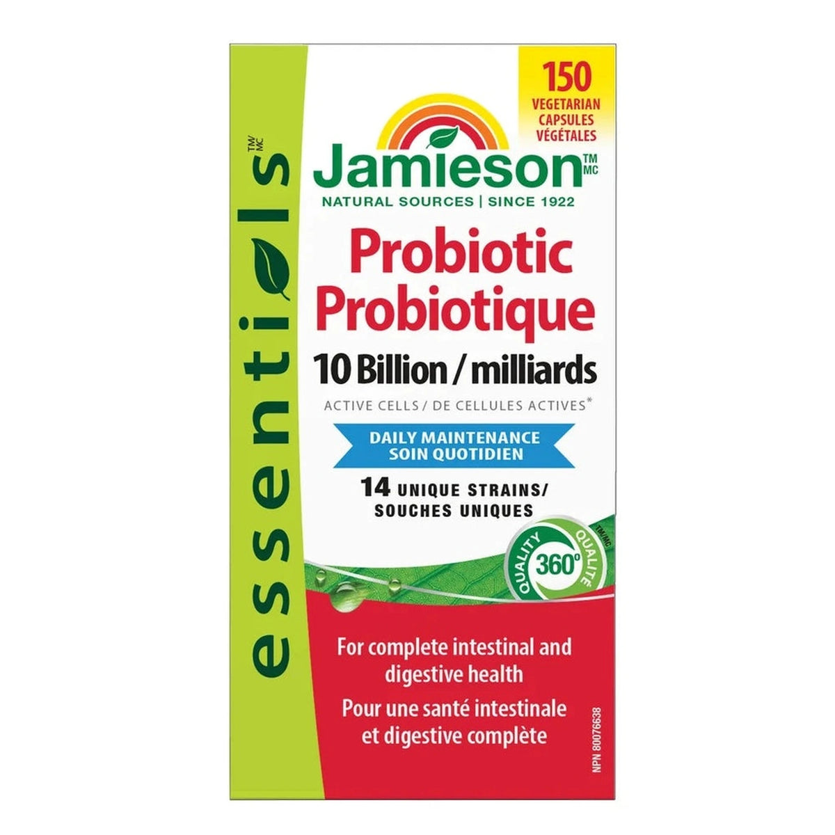 Jamieson Probiotic 10 Billion CFU – 150 Capsules