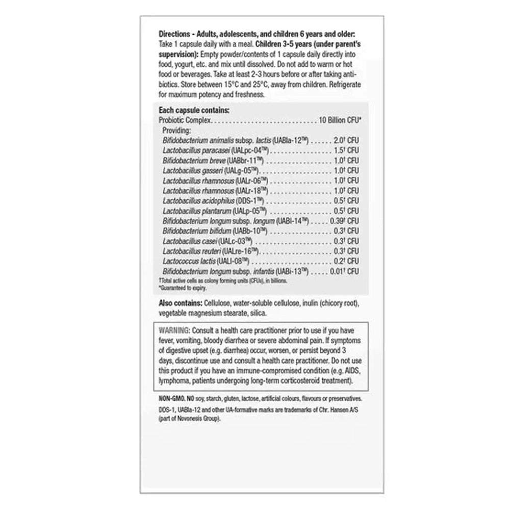 Jamieson Probiotic 10 Billion CFU – 150 Capsules
