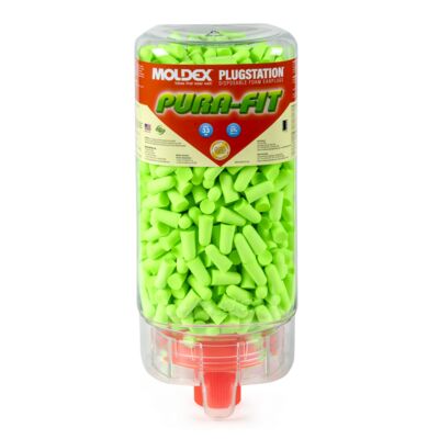 Distributeur Moldex 6845 de bouchons d’oreille en mousse sans cordon, 500 paires, vert