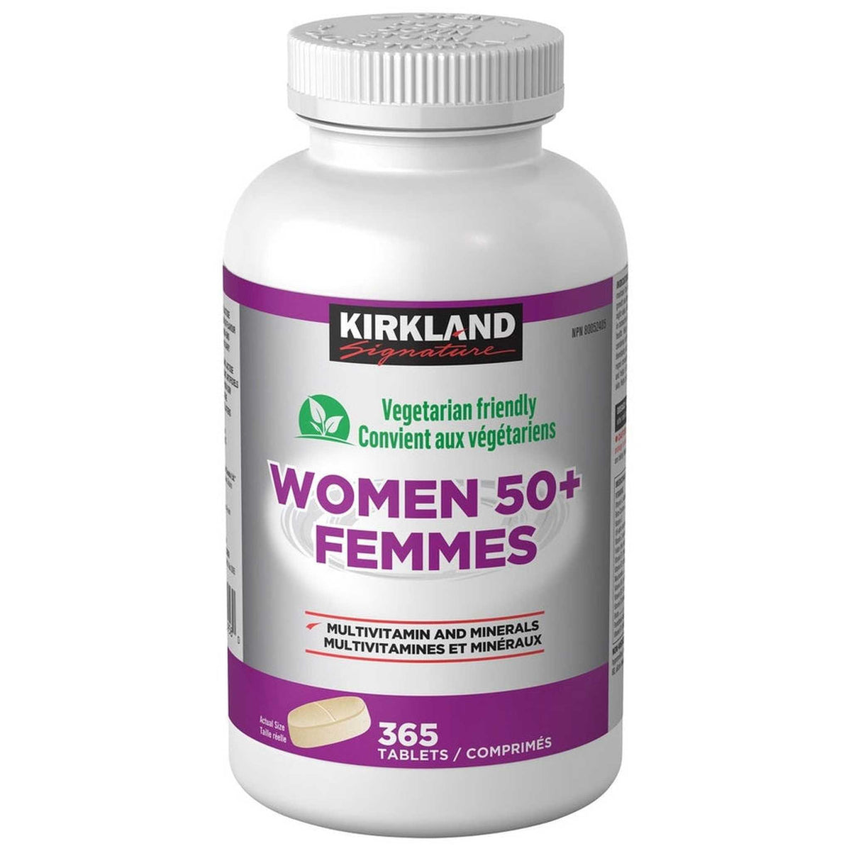 Kirkland Signature Multivitamines Femmes – 365 Comprimés
