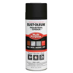 Apprêt aérosol multi-usage Rust-Oleum Industrial Choice 1600 System, noir, 12 oz