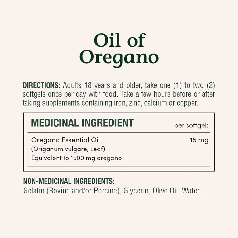 Nature's Bounty Oregano Oil 1500mg – 90 Softgels