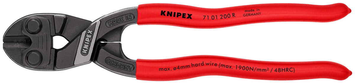 Coupe-boulons compact CoBolt Knipex 71 01 200 R, 8 po, clôtures