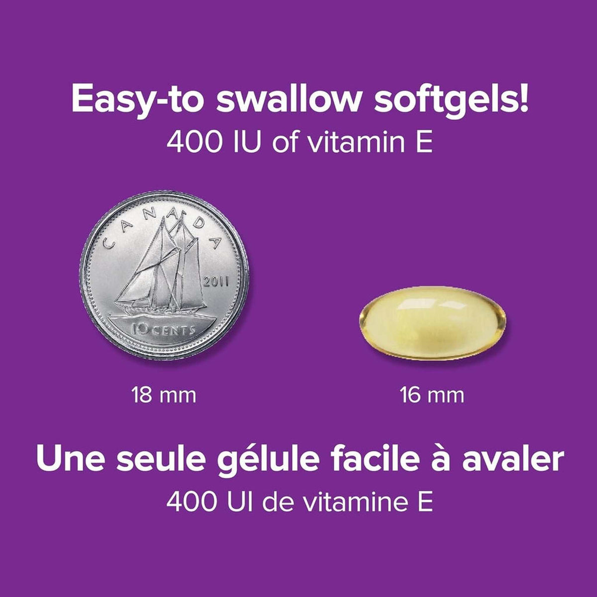 Webber Naturals Vitamine E 400 UI – 120 Gélules – Antioxydant & Santé Cardiovasculaire
