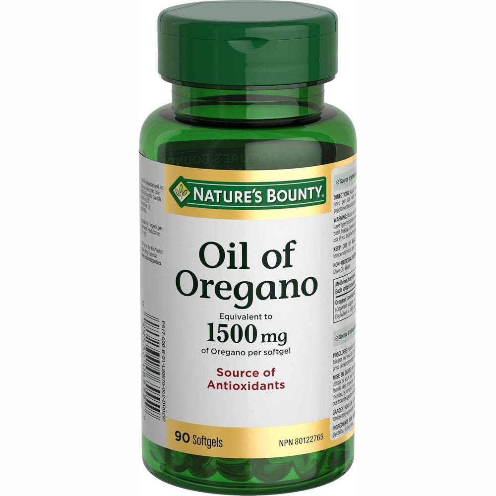 Nature's Bounty Oregano Oil 1500mg – 90 Softgels