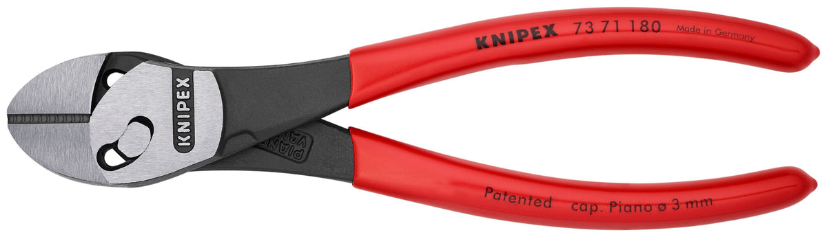 Pince coupante de côté à levier renforcé Knipex 73 71 180, 7-1/4 po