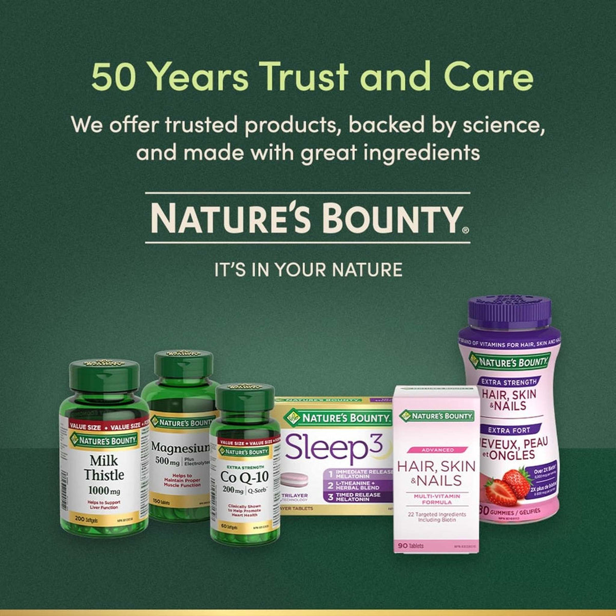Nature's Bounty Palmier Nain 450mg – 100 Capsules – Santé Prostatique