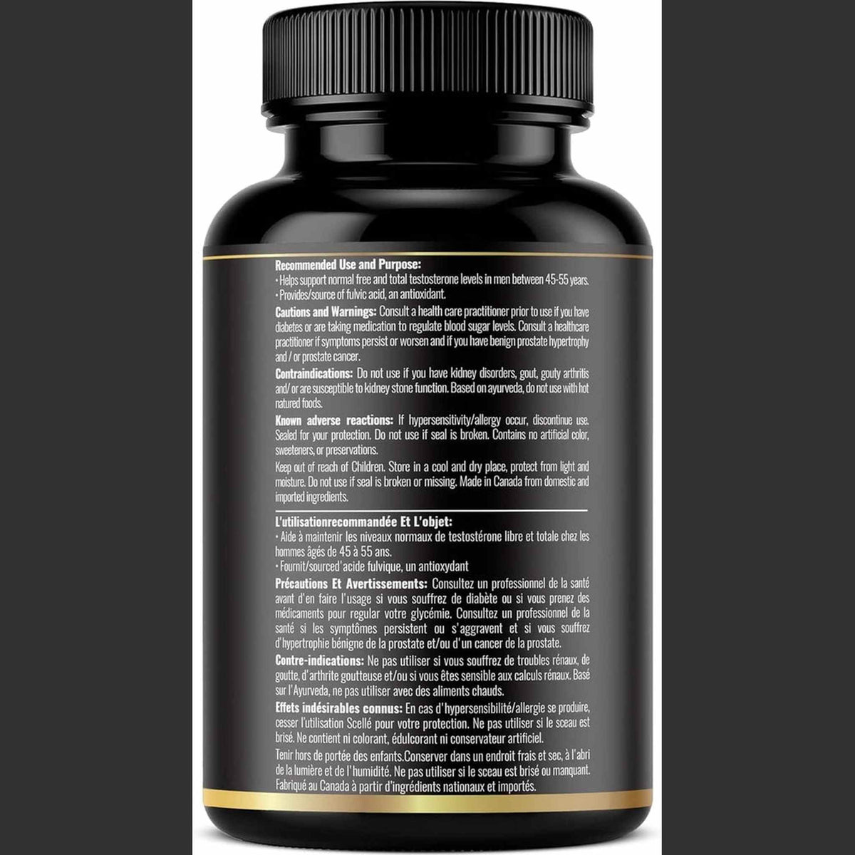 Himalayan Monk Premium Shilajit Extra Fort 500mg – 135 Capsules – 50% Acide Fulvique