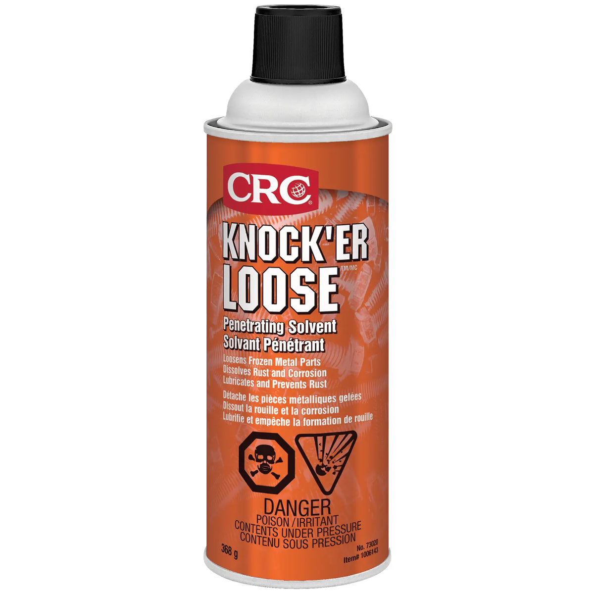Solvant pénétrant CRC Knock'er Loose, aérosol de 369 g
